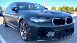 BMW M5 CS M Performance Walkaround [upl. by Anyaj]