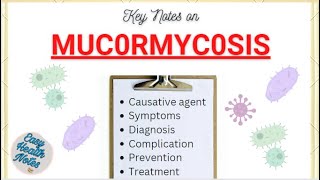 Mucormycosis Black Fungustypes Symptoms Diagnosis Prevention Treatment amp Control [upl. by Elleiram250]