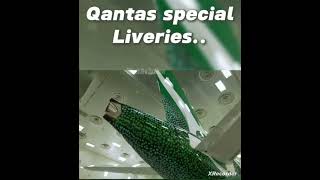 Qantas special liveries🤩aviation qantas [upl. by Nike]