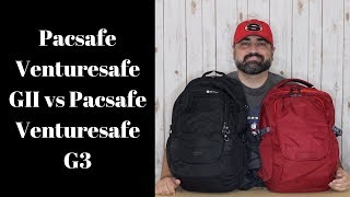 Pacsafe Venturesafe GII vs Pacsafe Venturesafe G3 Whats New [upl. by Nylrats]