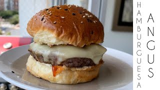 HAMBURGUESA ANGUS AL GRILL  Tutorial  Enjoy Eat Lima [upl. by Adidnac]