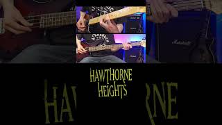 HAWTHORNE HEIGHTS  Ohio is for Lovers  Guitar and Bass Cover 4 [upl. by Ayrad646]