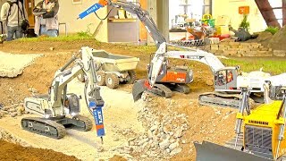 BEST OF RC CONSTRUCTION MOMENTS I RC DIGGER I RC TRUCKS I RC TRACTOR I LIEBHERR I MAN I AROCS [upl. by Odanref]