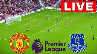 🔴Live  Manchester United vs Everton I English Premier League 202425 I Live Match [upl. by Kcirdehs]