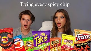 Trying and Ranking Every Spicy Chip [upl. by Nika887]