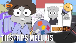 Tips  Tips Melukis amp Unboxing GAOMON S620 [upl. by Aible]