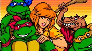 TMNT Turtles in Time Arcade All Bosses No Damage [upl. by Eehsar]