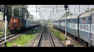 DAUND to MANMAD  Train Journey on a Single Line Diesel Section INDIAN RAILWAYS [upl. by Lisbeth914]