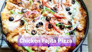 Chicken Fajita Pizza  Cooking With Naseeb [upl. by Imeka]