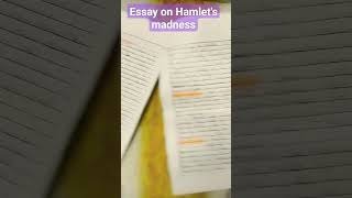 Essay on Hamlets madness  Sunderlal Sharma University [upl. by Hilliard]