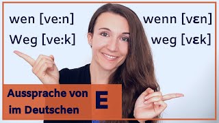 2 Lektion 2 der Laut E e  Lange und kurze Vokale  Deutsche Aussprache verbessern [upl. by Rett]