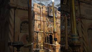 The Aedicule in the Church of the Holy Sepulchre Jerusalem Israel 2024 [upl. by Muhammad]