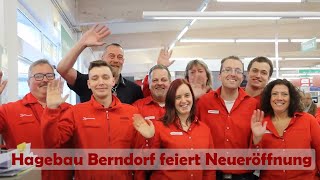 Neueröffnung Hagebaumarkt Berndorf [upl. by Avat]