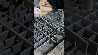 Metal Fence Assembly ASMR Perfectly Fitting Square Welds  So Satisfying [upl. by Nnylassej]