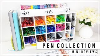 PEN COLLECTION  Swatches amp Mini Reviews  Bullet Journaling Drawing amp Calligraphy [upl. by Row]