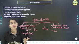 SPOKEN ENGLISH VIDEO  47 II CLAUSE  NOUN CLAUSE  II PART  3 BY CG SHIKSHA [upl. by Nahshunn]