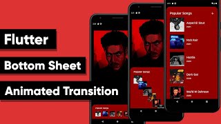 Flutter Advanced Bottom Sheet Transitions [upl. by Elamor]