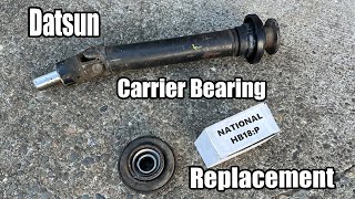 Datsun Drive Shaft Carrier Bearing Replacement  Datsun 620 [upl. by Natala878]