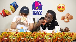 TACO BELL MUKBANG We got baby fever [upl. by Heyra]