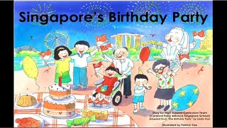 Singapores Birthday Party Sensory Story  Audio Book [upl. by Manvel]