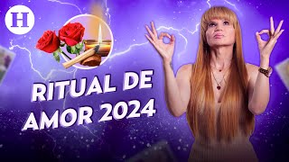 ¡Sin mal de amores Mhoni Vidente revela el mejor ritual para encontrar el amor o casarse este 2024 [upl. by Moorefield]