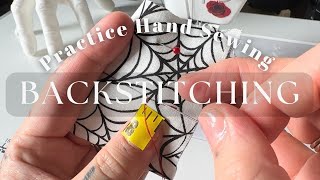 How To Backstitch By Hand Like A Pro – Beginner Sewing Tutorial With A Tape Measure Guide [upl. by Odraude]