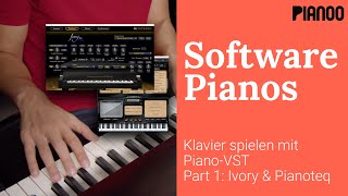 Klavierspielen mit PianoVST Synthogy Ivory und Modartt Pianoteq [upl. by Aihtnamas]