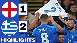 🔵England vs Greece 12 Extended HIGHLIGHTS  UEFA Nations League [upl. by Woodberry]