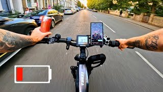 Delivering Until My EBike Battery Dies  How Much Money Can I Make On One Charge [upl. by Einre]