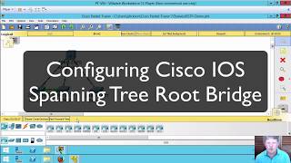 Configuring Root Bridge in Cisco IOS [upl. by Idnas]