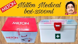 milton medical box2500ml plastic utility container Medical box [upl. by Stearn793]