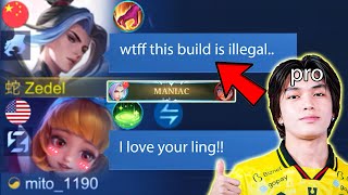 THANK YOU ONIC KAIRI FOR THIS DESTRUCTOR LING BUILD Ling autoban after this video💀💀 [upl. by Lithea]