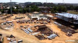 Dunbar High School Construction TimeLapse [upl. by Enhpad]