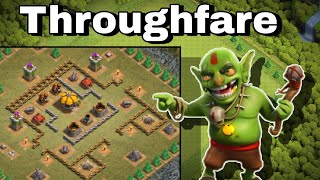 How to Attack Thoroughfare  thoroughfare clash of clans th5  clash of clans thoroughfare [upl. by Llereg]