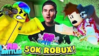 POKE AND TOFUU BATTLE IT OUT FOR 50000 ROBUX Roblox Battles [upl. by Shing]