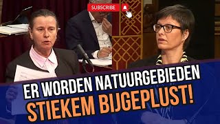 Marjolein Faber clasht met GroenLinksquotEr worden natuurgebieden stiekem bijgeplustFelle Discussie [upl. by Nodnar228]