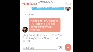 Harry X Ginny Texting Story Hinny Ep 1 [upl. by Atela]