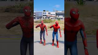 RANDOM SPIDERMAN VS ICEHULK BATTLE gta5 hulk [upl. by Philipp]