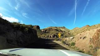 Driving to Oatman AZ on Route 66 [upl. by Lebam]