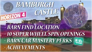 Bamburgh Castle Barn Find Forza Horizon 4 Location Guide  Buying Bamburgh Castle FH4  Horizon 4 [upl. by Anaejer]