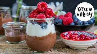 Schokoladen Pudding zuckerfrei und vegan [upl. by Oirad]