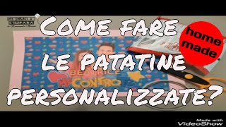 Patatine personalizzate fai da te in modo facile ed economico [upl. by Cyril950]