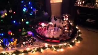 Lionel train layout under the Christmas tree 2012 [upl. by Loveridge342]