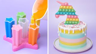 Top Amazing Rainbow Cake Decorating ideas  My Favorite Birthday Cake Design [upl. by Myrlene]