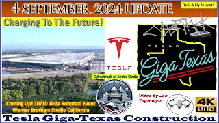 Outbound empty S Progress amp 1000s of Cybertruck Castings 4 Sep 2024 Giga Texas Update 0735AM [upl. by Jarrell696]