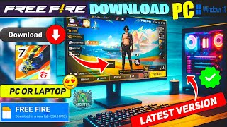 How to Download Free fire in PC OR LAPTOPS  How to install free fire Max in all computer windows [upl. by Rosdniw]