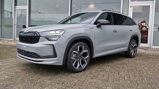 The new Skoda Kodiaq Sportline IV Walk Around in 4K in Steel Grey [upl. by Tsnre]