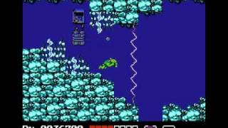 TMNT NES  Dam Level  Underwater Section [upl. by Aneleh]