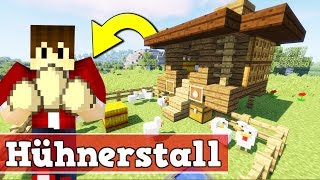 Wie baut man eine funktionierende Hühnerfarm in Minecraft  Minecraft Hühnerfarm bauen deutsch [upl. by Leander136]