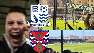 SOUTHEND VS DAGENHAM11BLUES MAKE HARD WORK OF A FIERCE ENCOUNTER [upl. by Emlynn]